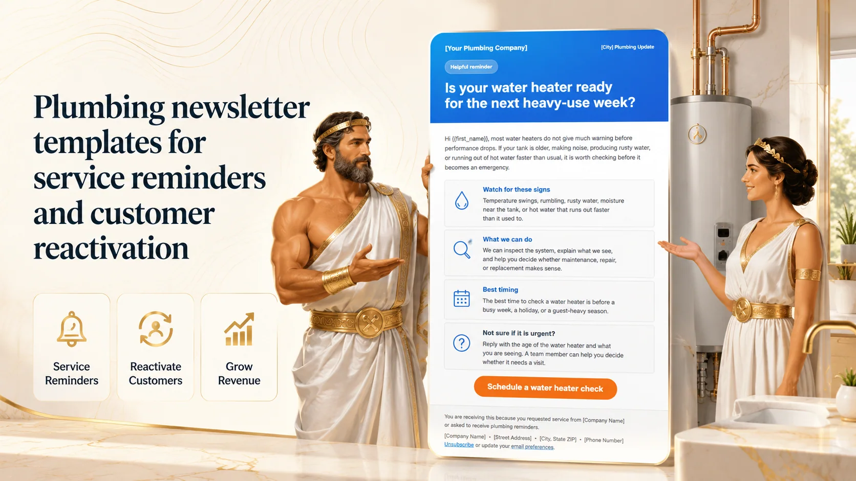 Plumbing Newsletter Templates